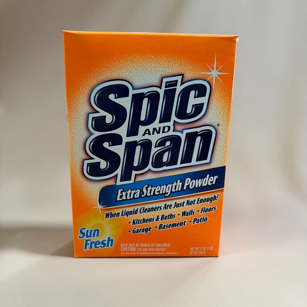 Spic and Span Extra Strength Powder Cleaner Sun Fresh Scent 27 oz Box